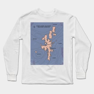 Shetland Islands Weather Forecast Long Sleeve T-Shirt